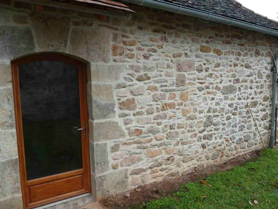 Joint à la chaux, façade en pierre Fourques-sur-Garonne